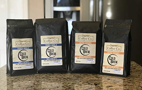 Salted Caramel - 2lb Flavored Cold Brew Coffee Grounds - Inspired Coffee Co