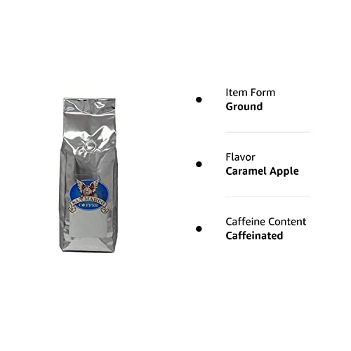San Marco Coffee Flavored Ground Coffee, Caramel Apple, 1 Pound
