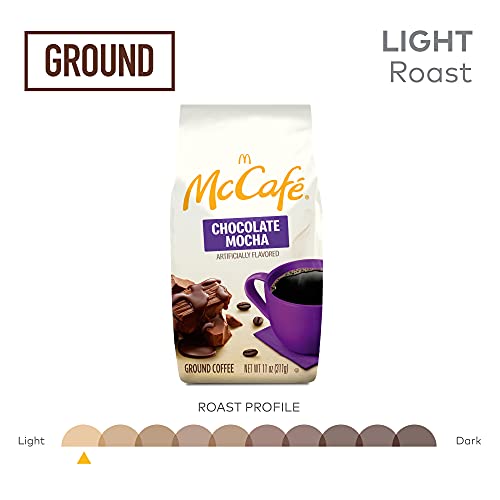 McCafe Chocolate Mocha, Ground Coffee, Flavored, 11oz. Bagged