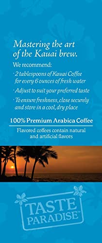 Kauai Coffee Mocha Macadamia Nut, Medium Roast - Ground Coffee, 10 oz Package