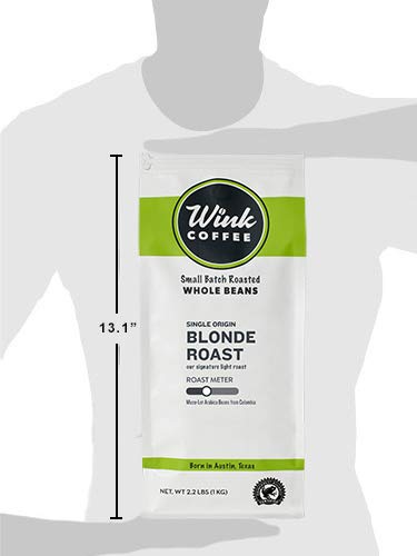 Wink Blonde Roast Whole Bean Coffee, Large Bag