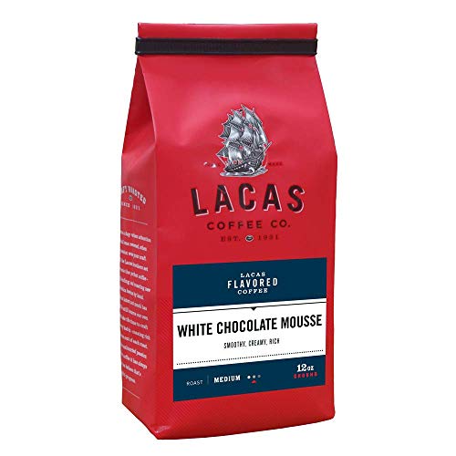 Lacas Coffee Company Flavored Coffee White Chocolate Mousse Ground 12oz