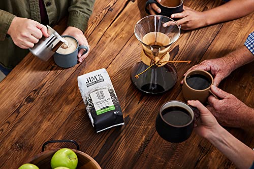 Jim's Organic Colombian Medium Roast Whole Bean 12oz
