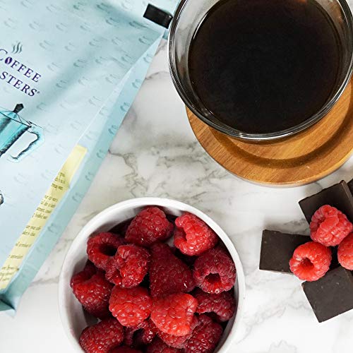 Coffee Masters Flavored Coffee, Chocolate Raspberry, Ground, 12-Ounce Bags (Pack of 4)