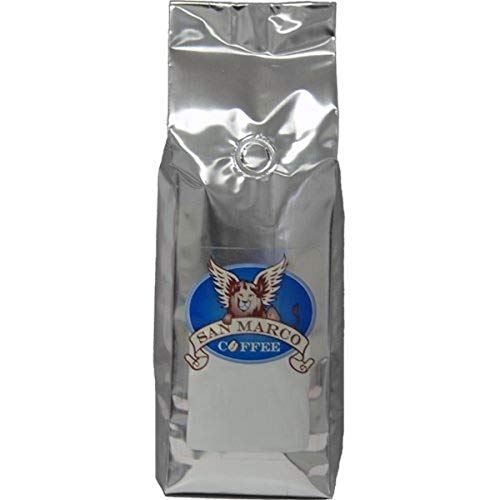 San Marco Coffee Flavored Ground Coffee, White Chocolate Mousse, 1 Pound