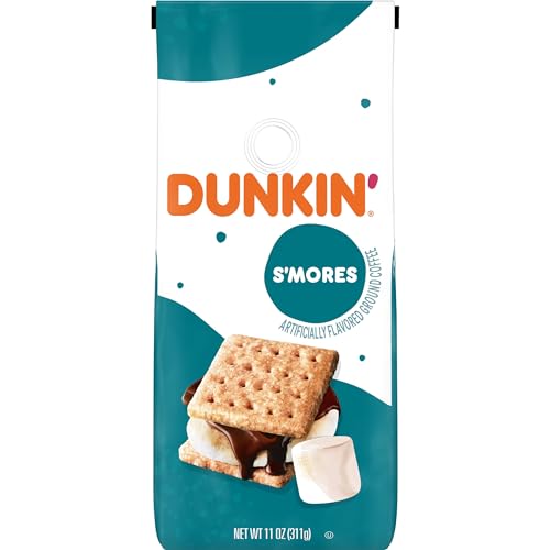 Dunkin' Donuts S'mores Flavored Ground Coffee, 11 Ounces