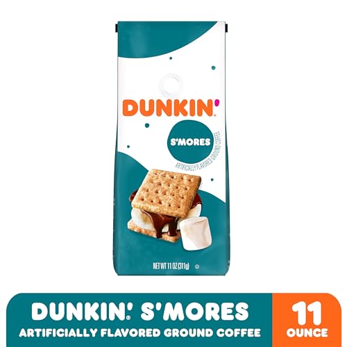 Dunkin' Donuts S'mores Flavored Ground Coffee, 11 Ounces