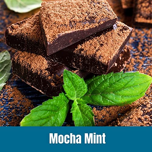 Door County Coffee - Mocha Mint, Dark Chocolate & Mint Flavored Flavored Whole Bean Coffee - Medium Roast, 10 oz Bag