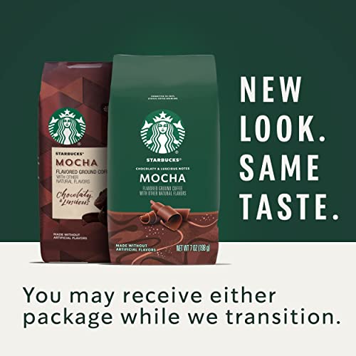 Starbucks Flavored Ground Coffee — Mocha — No Artificial Flavors — 1 bag (11 oz)