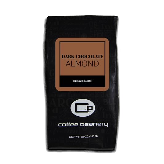 Dark Chocolate Almond Coffee by Coffee Beanery | 12oz Flavored Coffee Ground Medium Roast Coffee| 100% Specialty Arabica Coffee Ground | Gourmet Coffee | Flavored Ground Coffee Medium Roast