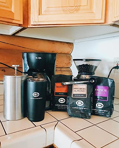 Dark Chocolate Almond Coffee by Coffee Beanery | 12oz Flavored Coffee Ground Medium Roast Coffee| 100% Specialty Arabica Coffee Ground | Gourmet Coffee | Flavored Ground Coffee Medium Roast