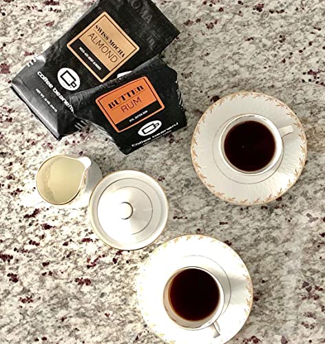 Dark Chocolate Almond Coffee by Coffee Beanery | 12oz Flavored Coffee Ground Medium Roast Coffee| 100% Specialty Arabica Coffee Ground | Gourmet Coffee | Flavored Ground Coffee Medium Roast