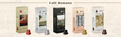 Organic USDA Café Romano Coffee Aluminum Espresso Pods For Nespresso Original Machine 100 Pack Italian Espresso Coffee 100% Arabica (Variety pack)