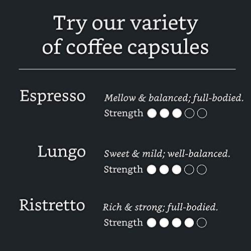 Amazon Brand - Solimo Ristretto Capsules, Dark Roast, Compatible with Original Brewers, Pack of 1x50 Capsule (50 count)