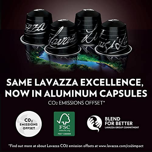 Lavazza Variety Pack Aluminum Espresso Capsules Compatible with Nespresso Original Machines Variety Pack (Pack of 60) ,Value Pack, 10 Count (Pack of 6)