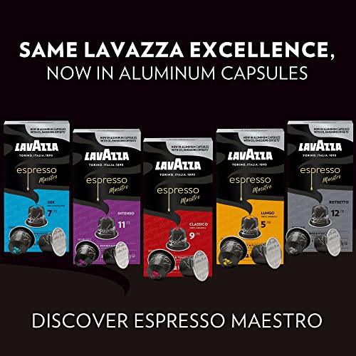 Lavazza Variety Pack Aluminum Espresso Capsules Compatible with Nespresso Original Machines Variety Pack (Pack of 60) ,Value Pack, 10 Count (Pack of 6)