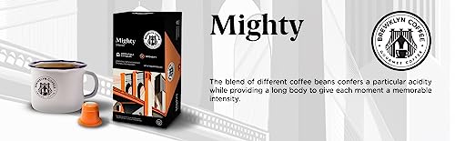 BREWKLYN COFFEE for Nespresso Original Machine 120 pods Certified Genuine Espresso Variety Pack Pods Compatible with Nespresso Original (Mighty)