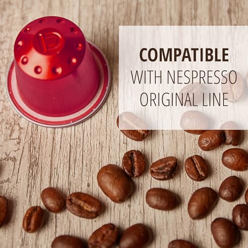 120 ct Dark Roast Variety Nespresso Original Machine Compatible Pods I Aluminum Espresso Coffee Capsules Intensity 10 11 12 like Palermo Kazaar Dharkan
