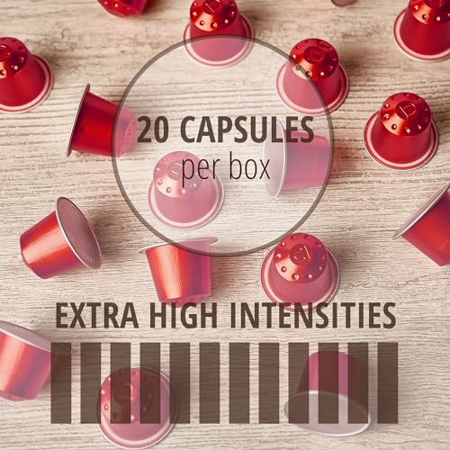 120 ct Dark Roast Variety Nespresso Original Machine Compatible Pods I Aluminum Espresso Coffee Capsules Intensity 10 11 12 like Palermo Kazaar Dharkan