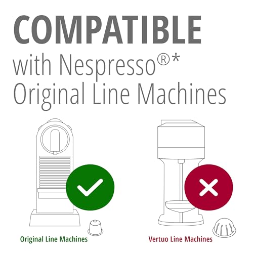 120 ct Dark Roast Variety Nespresso Original Machine Compatible Pods I Aluminum Espresso Coffee Capsules Intensity 10 11 12 like Palermo Kazaar Dharkan