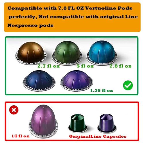 Reusable Vertuo Pods Tool Kit + 50 PCS Aluminum Foil Stickers, Compatible for Reusable Nespresso Vertuo Pods, Perfect Solution to Reuse Vertuo Refillable Pods