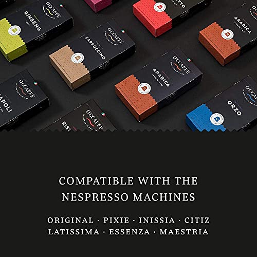 Occaffe Variety Pack Espresso Pods - by CAPSUCUP SELECTION 100 Selection Espresso Capsules compatible with Nespresso Machines
