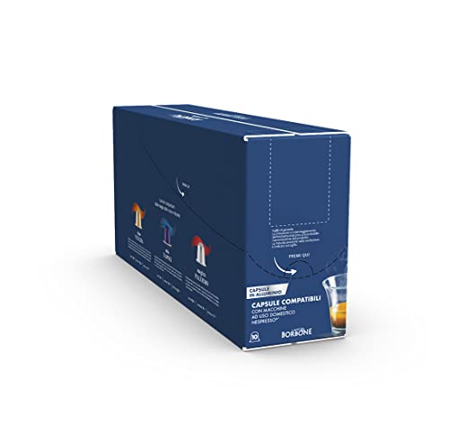 Caffè Borbone Aluminum Coffee Pods for Nespresso Coffee Machines, Rich and Refined Italian Coffee, Mia Napoli - 100 Count (10 packs of 10) - NOT compatible with Vertuo machines