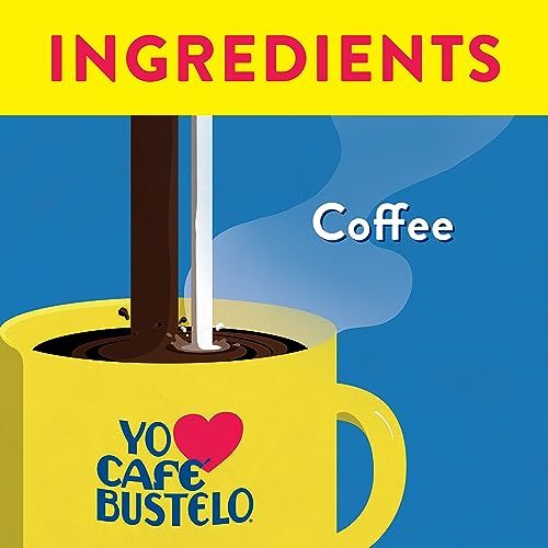 Café Bustelo Aluminum Espresso Capsules, Dark Roast Coffee, Nespresso OriginalLine Compatible, Intensity 11, 40 Count