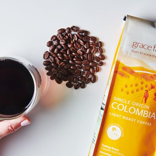 Grace Farms Organic Colombian Single Origin Light Roast 12oz
