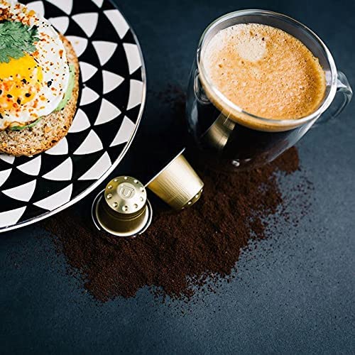 ESPRESSO ITALIA 100 Aluminum Capsules Compatible with Nespresso Original Lines Machines - SUPREMO BLEND, Italian Espresso Coffee Pods