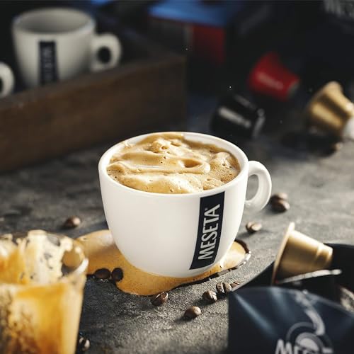 Meseta Bio USDA Organic 100 Nespresso Compatible Coffee Capsule Pack BPA FREE Use in Nespresso Essenza, Pixie, Citiz, Inissia, Lattissima, Maestria, Nespresso Original Line Machines - Grand Espresso