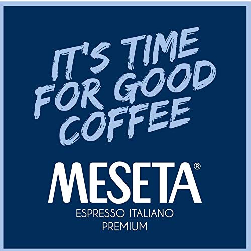 Meseta Bio USDA Organic 100 Nespresso Compatible Coffee Capsule Pack BPA FREE Use in Nespresso Essenza, Pixie, Citiz, Inissia, Lattissima, Maestria, Nespresso Original Line Machines - Grand Espresso