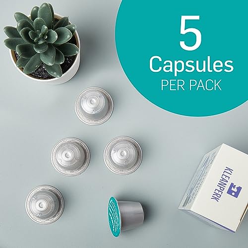 KLEANPERK 5 Pack Compatible Nespresso Cleaning Pods for Nespresso Original Machines I Cleaning Kit for Better Tasting Coffee I Nespresso Machine Cleaner I Easy and Safe to Use