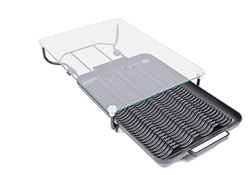 Nifty Solutions Glass Top Vertuoline Pod Capsule Drawer - Compatible with Nespresso Vetuo Pods, 40 Large or 52 Small Pod Capsule Holder