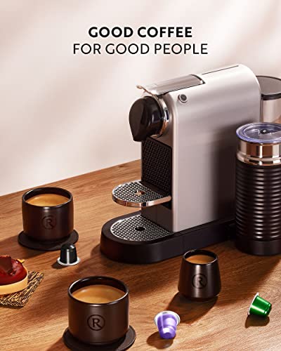Rosso Coffee Capsules for Nespresso Original Machine - 60 Gourmet Extra Dark Roast Espresso Pods - Single-Serve Aluminum Coffee Pods Compatible with Nespresso Original Line Machines (Extra Dark 60)