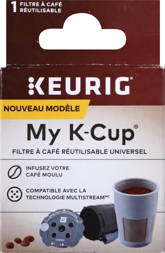 Keurig My K-Cup Reusable K-Cup Pod Coffee Filter, Compatible with All 2.0 Keurig K-Cup Pod Coffee Makers, 1 Count, Black