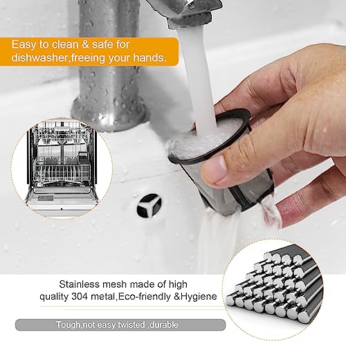 Reusable K Cups for Keurig丨Coffee Filters丨 K Cup Reusable Coffee Pods Compatible with Keurig 1.0, Brew,K-Classic, K-Mini, Coffee or Tea,Universal Fit B30 B40 B50 B60 B70 Series BPA Free-3 Packs