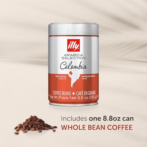 Illy Colombia Medium Roast Whole Bean Coffee - 8.8 oz