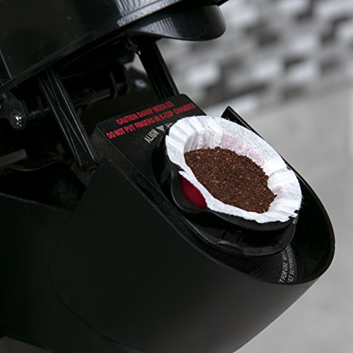 Reusable Coffee K-cups(Set of 2) with Disposable filters compatible with Keurig, Pod & other single use Brewers - 2 Cups with 50 Filters - Use Your Own Coffee - Reuse or Dispose of your K Cups