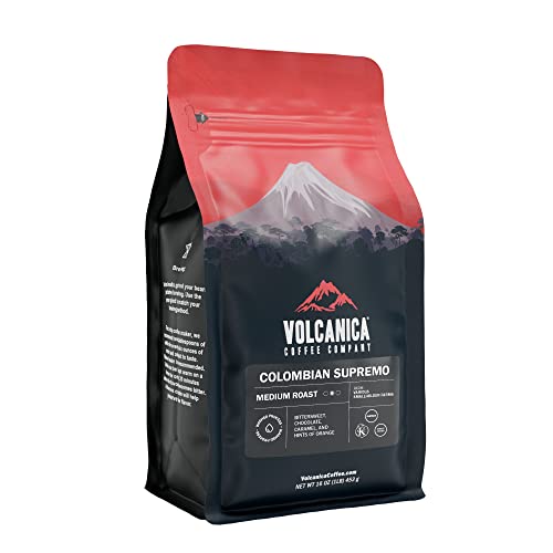 16oz Fair Trade Colombian Supremo Whole Bean Coffee