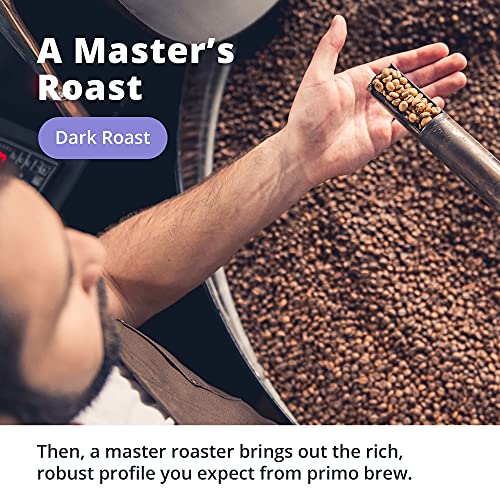 Greater Goods Compostable Coffee Pods - K Cup Compatible including Keurig 2.0, Dark Vista Blend (72 Ct)