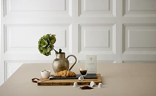 Made by Mama Compostable Nespresso Pods compatible with NESPRESSO Original Line Coffee Machines, Since 1939 Italian Roasted coffee blend with 10 Biodegradable and Compostable Pods (10 Count)