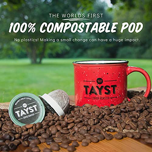 Tayst Coffee Pods, Medium & Magnificent Medium Roast, K Cups Compatible with Keurig Coffee Maker, Sustainable Single Serve, Pack of 30