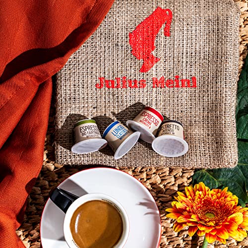 Julius Meinl: "Lungo Classico," 100% Arabica Nespresso Compatible, 100% biodegradable, 10 Capsules, Imported from Vienna