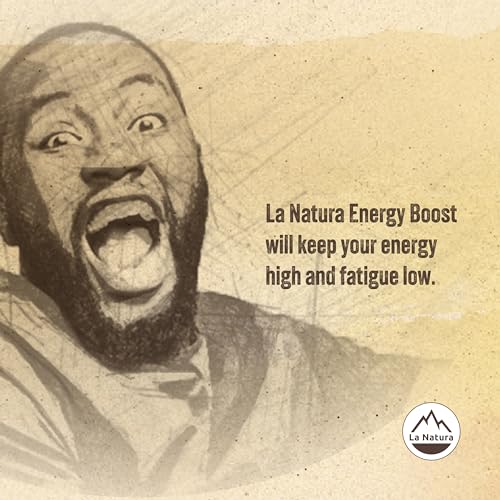 La Natura Espresso Roast Energy Boost Coffee Pods Compatible with Nespresso Original Line - Compostable, Enhanced with Vitamins D, B6, B12, Iron, Zinc - Pack of 60