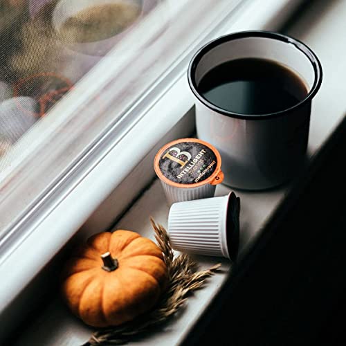 Intelligent Blends Medium Dark Roast Coffee Pods, 100ct. Solar Energy Produced Recyclable Single Serve Medium Dark Roast Coffee Pods - 100% Arabica Coffee California Roasted, KCup Compatible