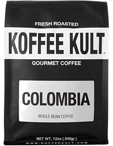 Koffee Kult Colombian Medium Roast Coffee Beans Whole Bean