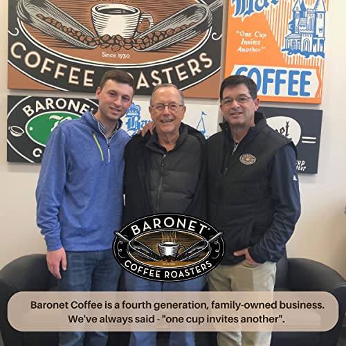 Baronet Coffee Pods [Dark Kenya AA-54 Pods] Single Cup Use Like Senseo Coffee Pods- 3 Bags of 18 Single Serve 8 Gram Pods, Regular Strength Soft Coffee Pods, Medium Roast [Dark Kenya AA]