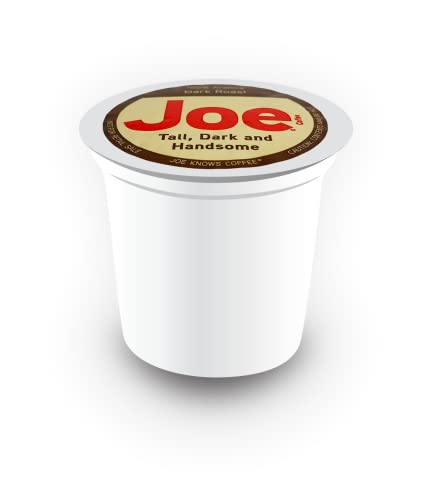 Joe Knows Coffee Single Serve Cups Pods and Capsules (Tall Dark and Handsome, 48 Count)