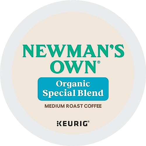 Newman's Own Organics Special Blend, Single-Serve Keurig K-Cup Pods, Medium Roast Coffee Pods, 48 Count (Packaging may Vary)